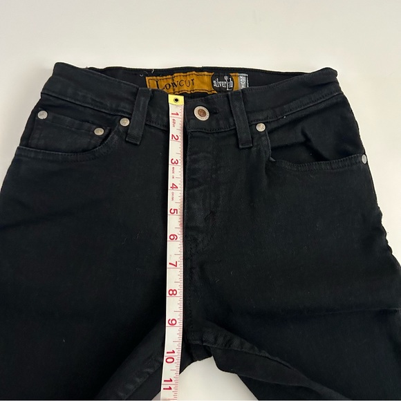 Levi’s Low Cut Silver Tab black jeans -size 3/4 - Picture 8 of 10